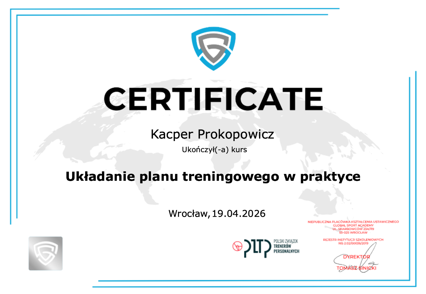 Planowanie treningu